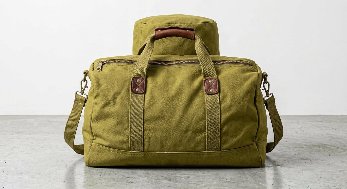 Professional stain treatment on bag