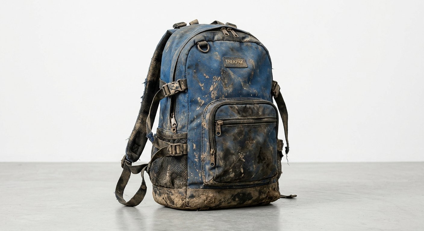 Bag before professional cleaning